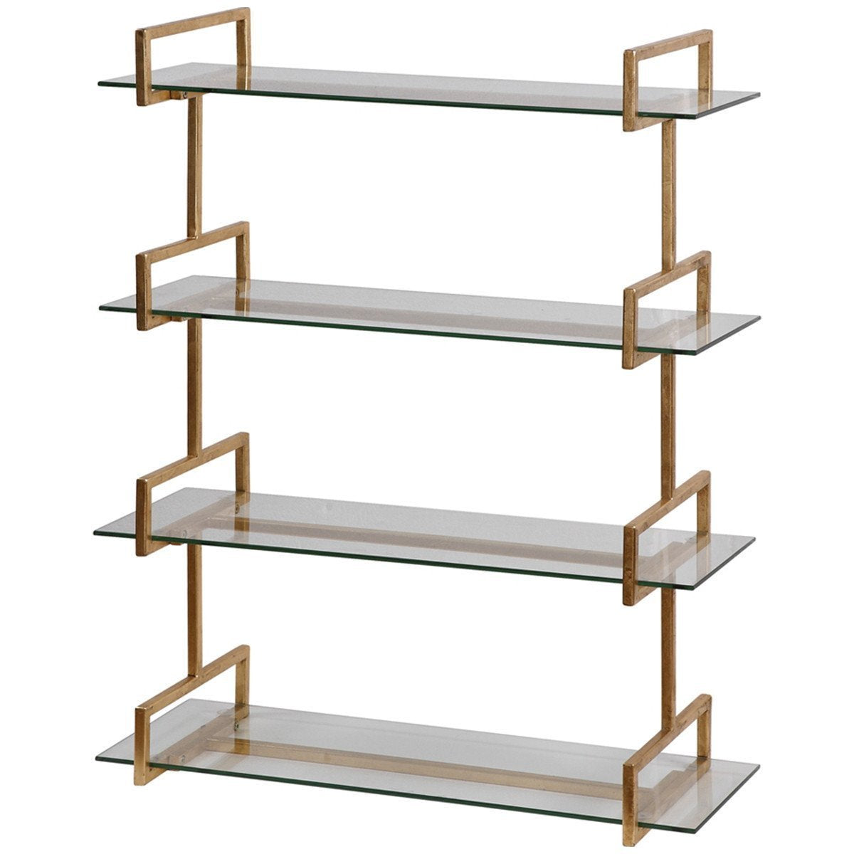 Étagère murale dorée Uttermost Auley