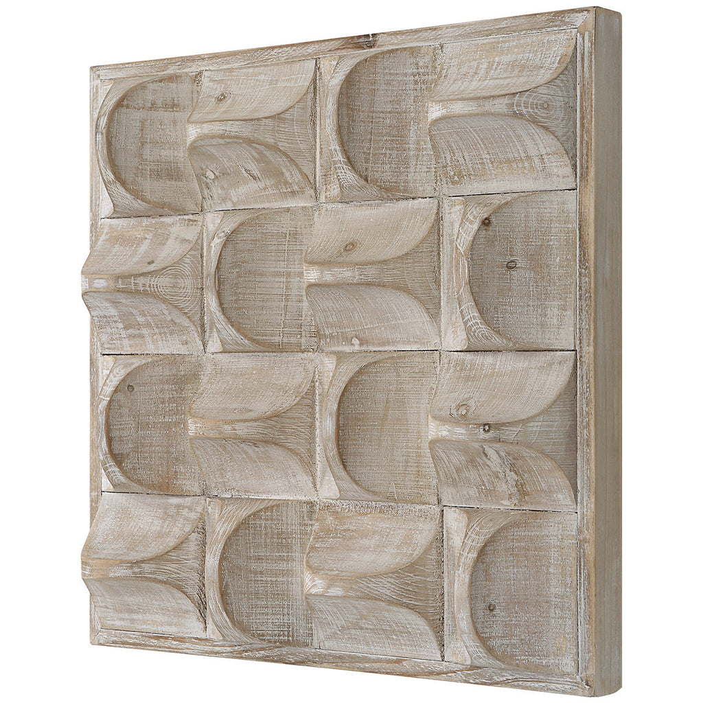 Décoration murale en bois Uttermost Pickford, naturel