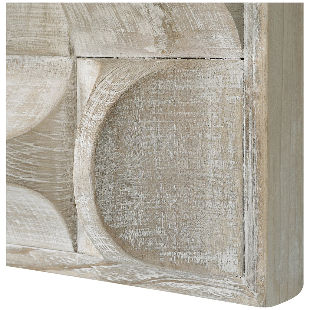 Décoration murale en bois Uttermost Pickford, naturel