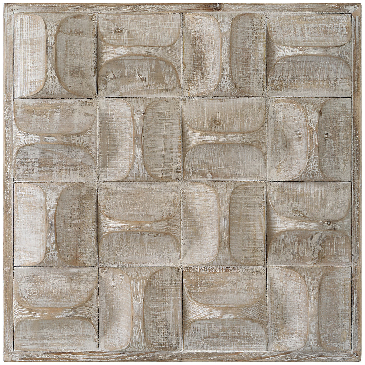 Décoration murale en bois Uttermost Pickford, naturel