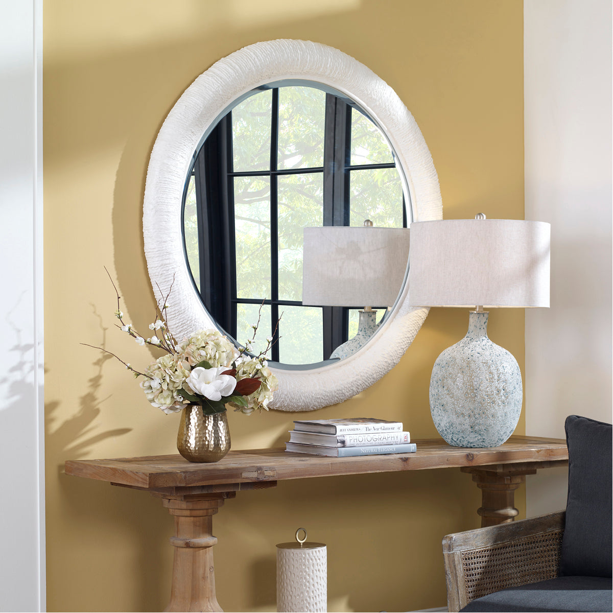 Miroir rond Uttermost Mariner