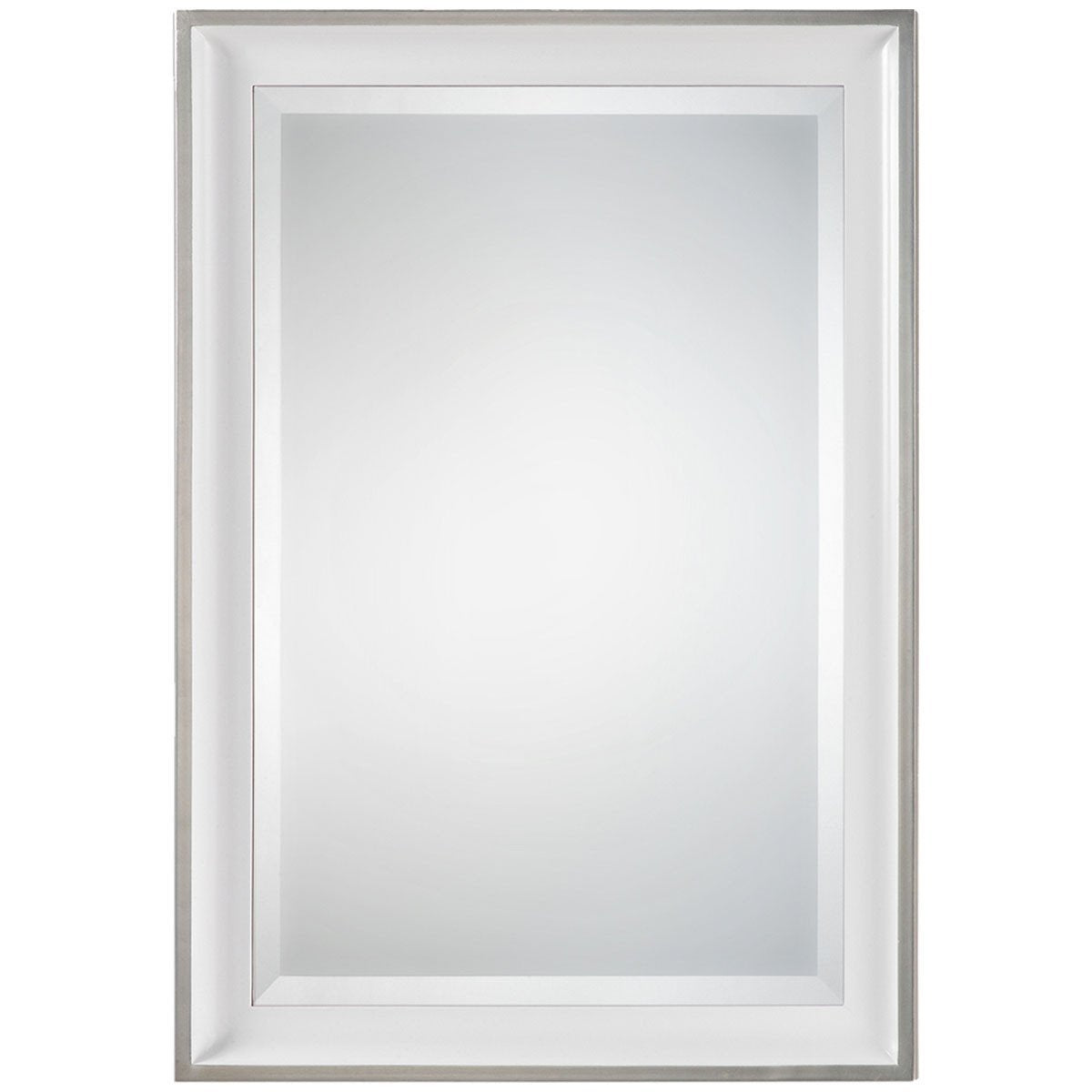 Miroir argenté blanc Lahvahn d'Uttermost