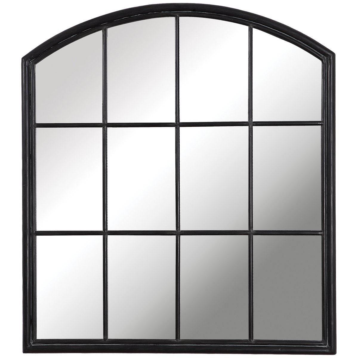 Miroir arché noir vieilli Lyda d'Uttermost