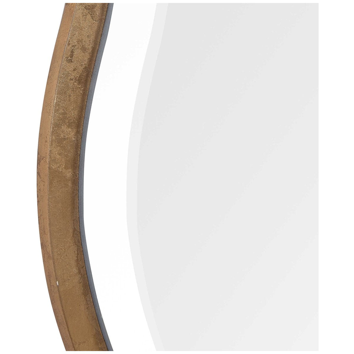 Miroir rond doré Aneta de Uttermost