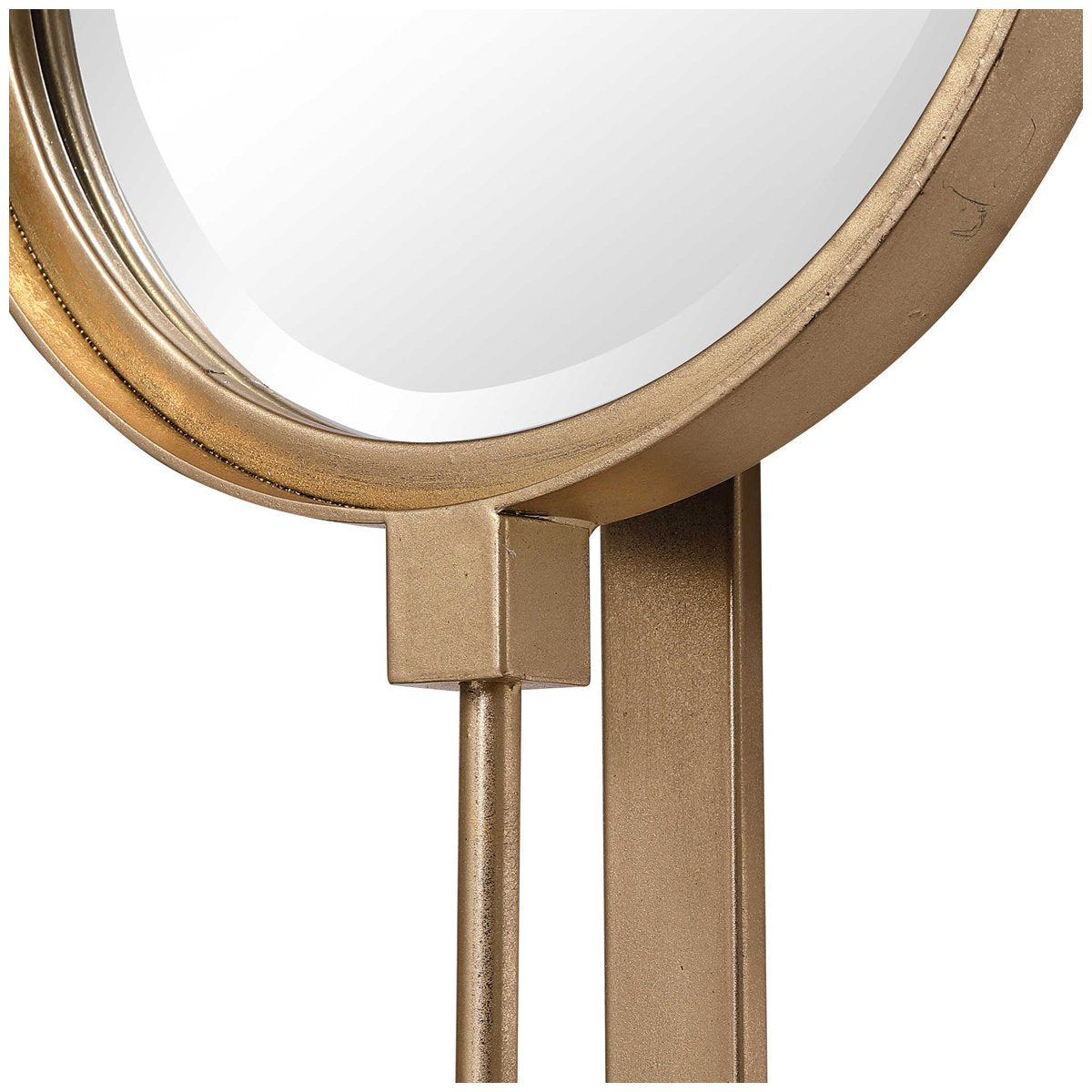Bouton ultime miroir doré