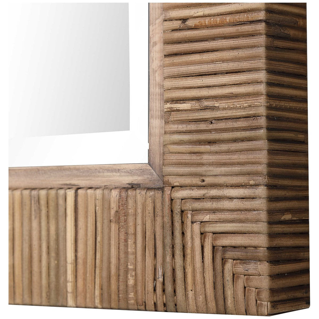 Miroir en rotin naturel Uttermost Cape