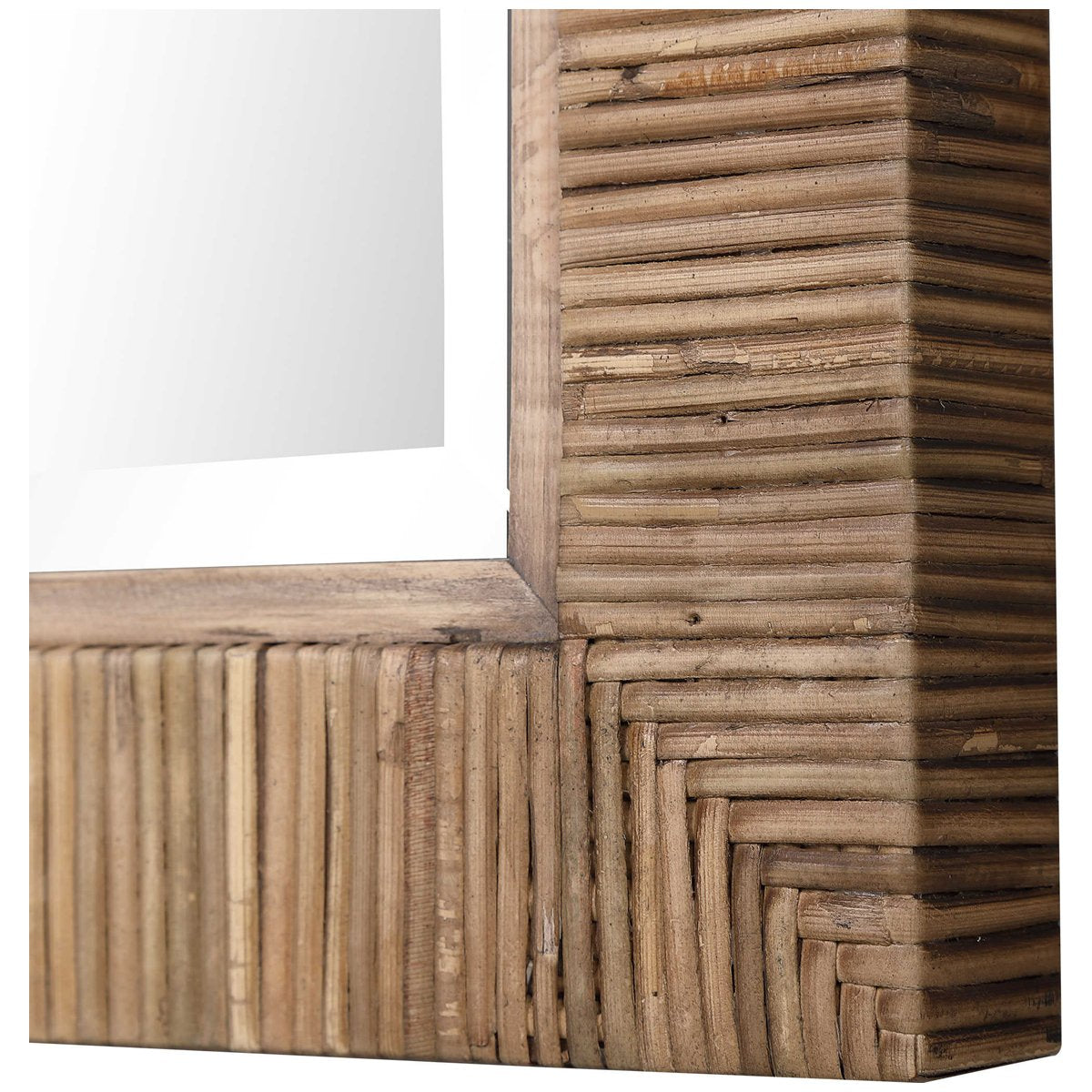 Miroir en rotin naturel Uttermost Cape
