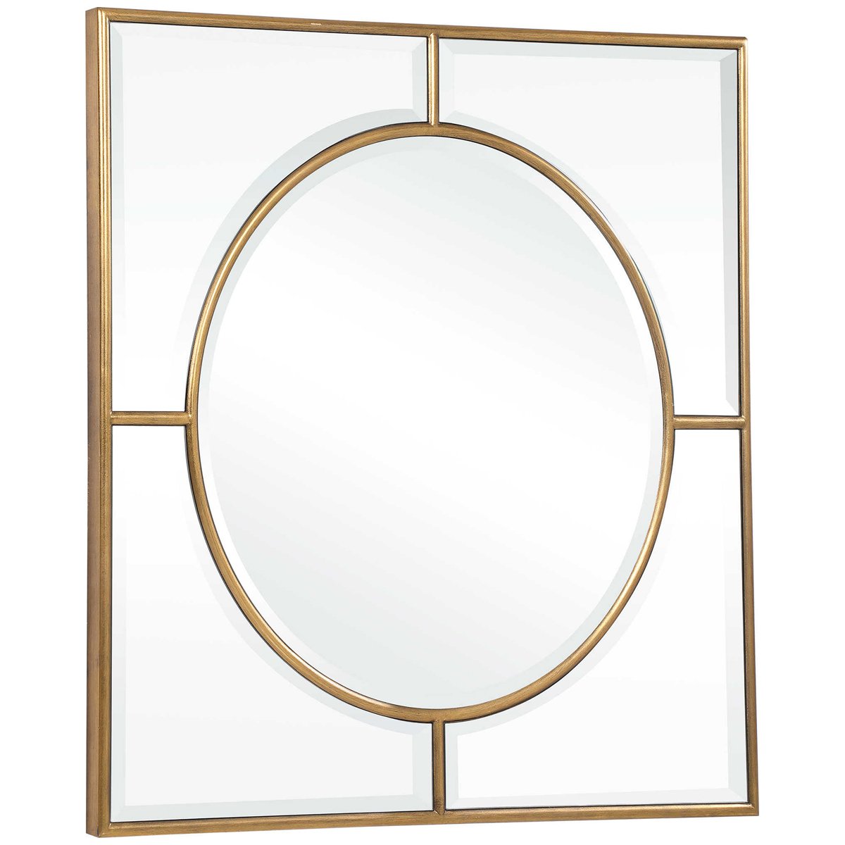 Miroir carré doré Uttermost Stanford