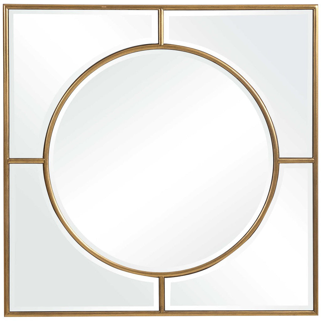 Miroir carré doré Uttermost Stanford