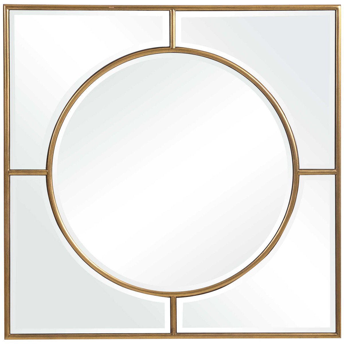 Miroir carré doré Uttermost Stanford