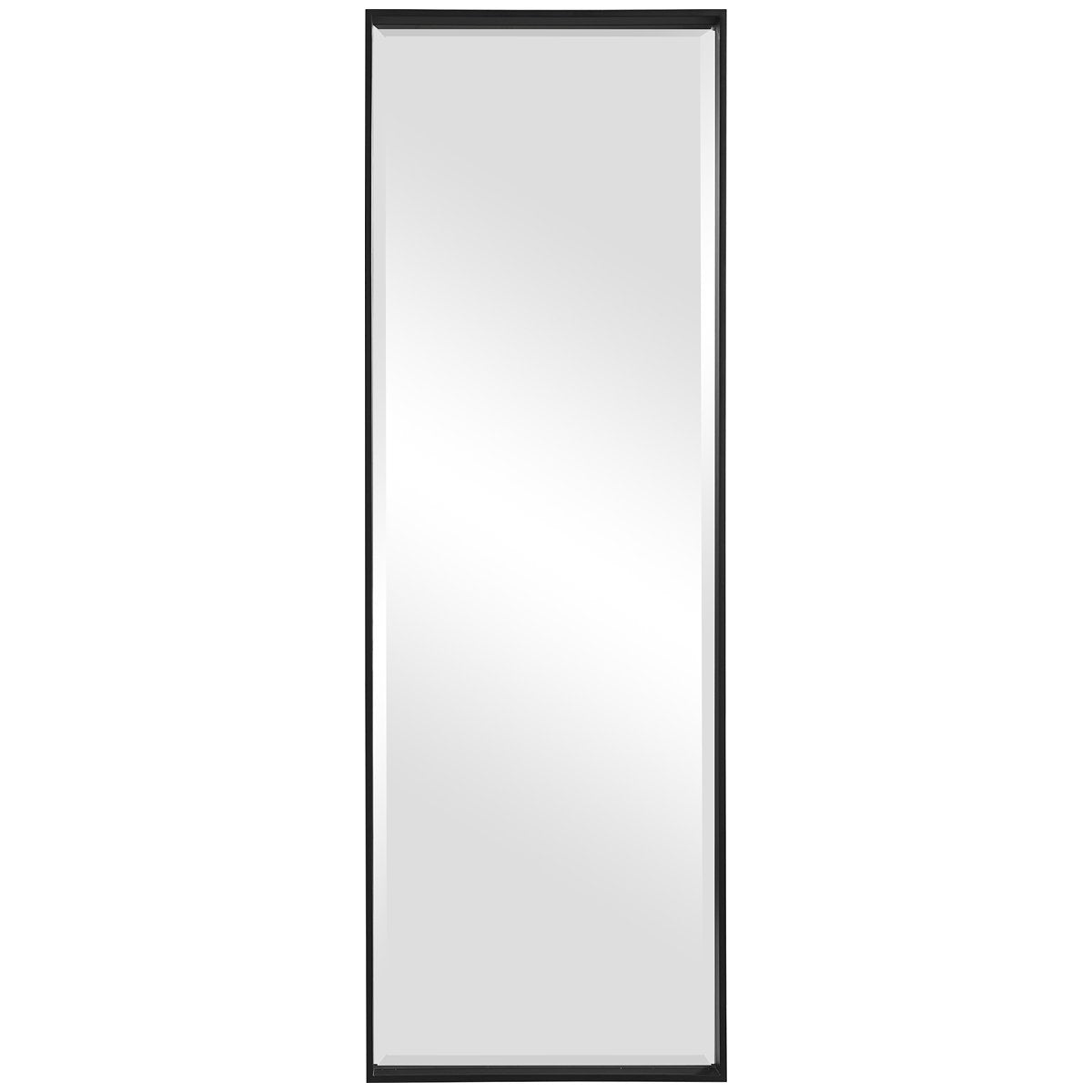 Miroir rectangulaire surdimensionné noir Uttermost Kahn