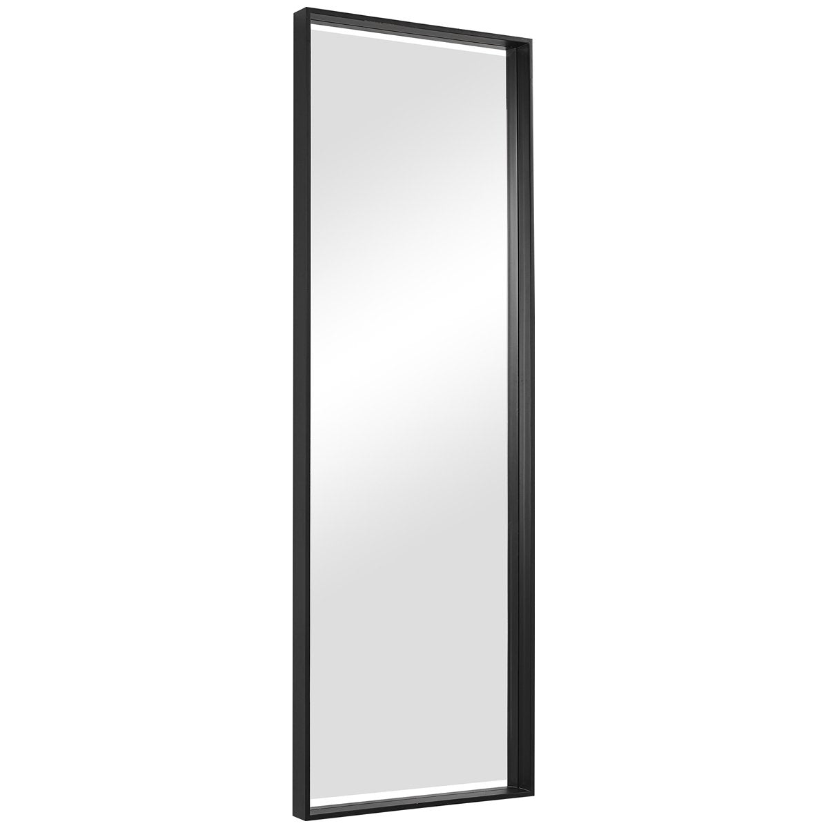 Miroir rectangulaire surdimensionné noir Uttermost Kahn