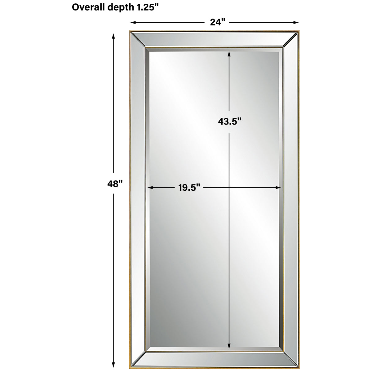 Miroir mural Uttermost Lytton