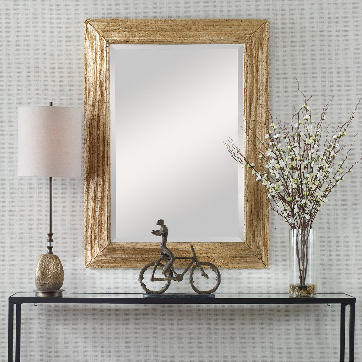 Miroir côtier tissé Uttermost Rora