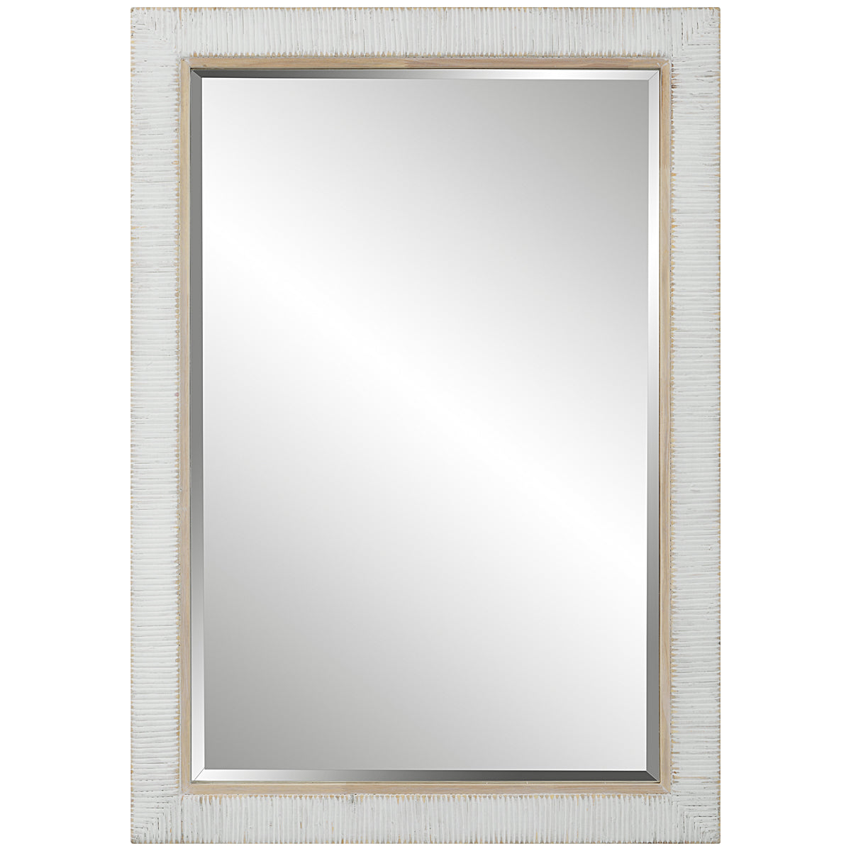 Miroir en rotin blanchi à la chaux Uttermost Cape