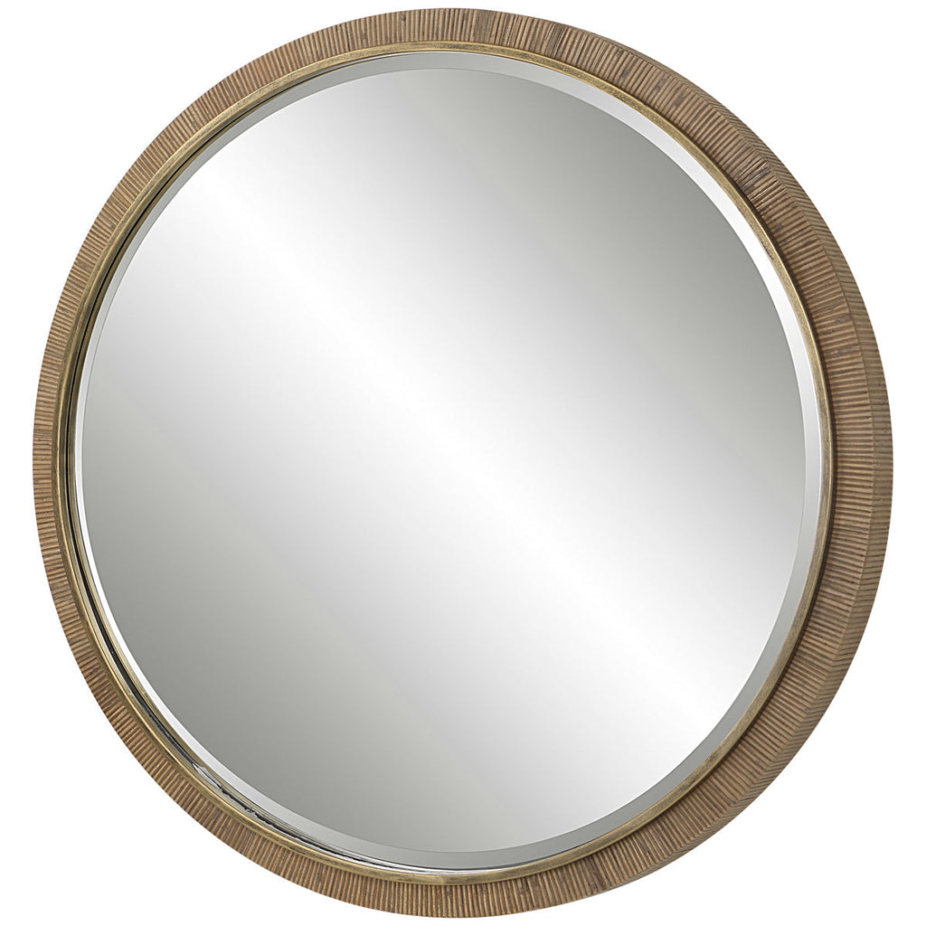 Miroir rond en rotin Uttermost Paradise