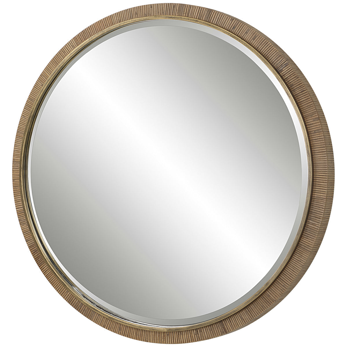 Miroir rond en rotin Uttermost Paradise