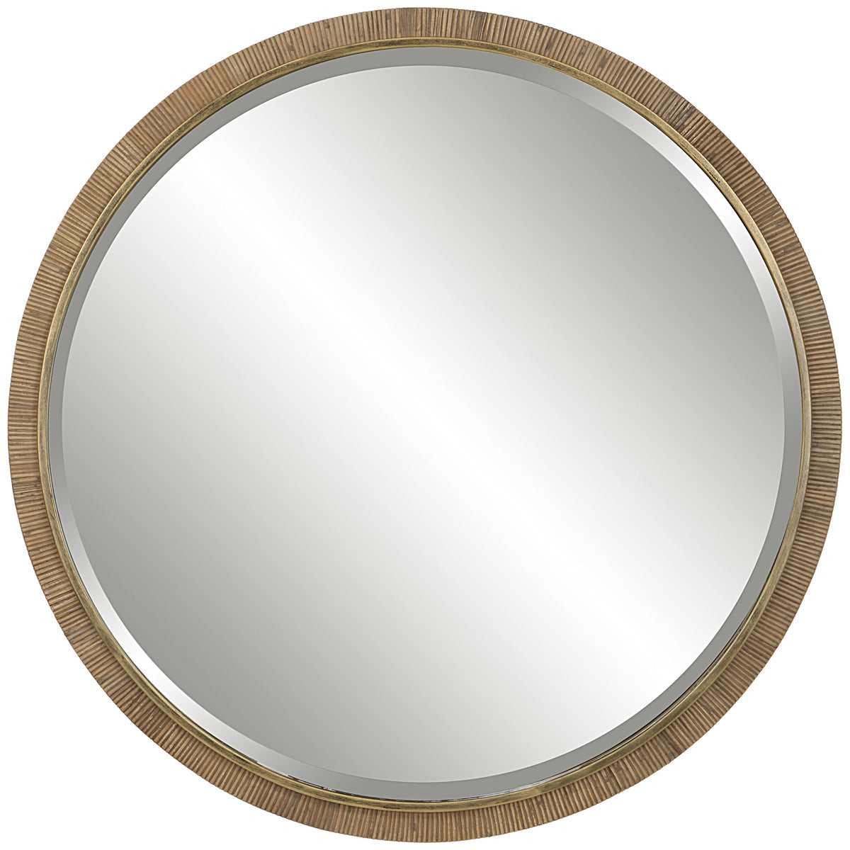 Miroir rond en rotin Uttermost Paradise
