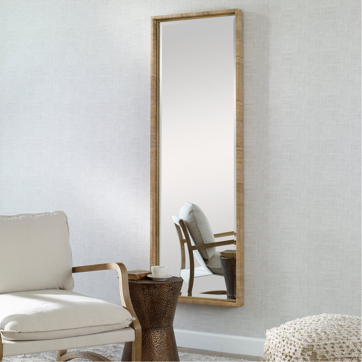 Miroir en rotin Uttermost Paradise