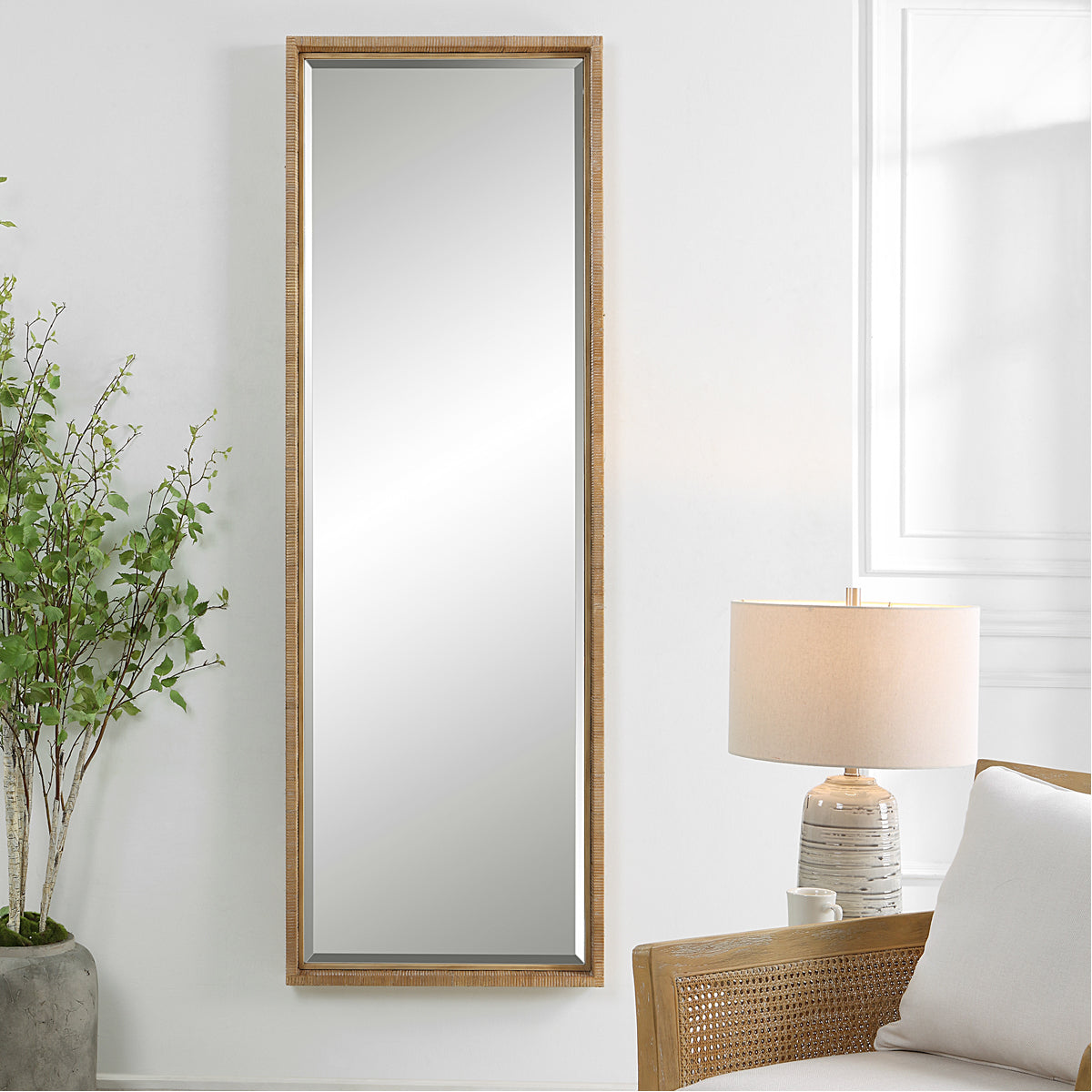 Miroir en rotin Uttermost Paradise