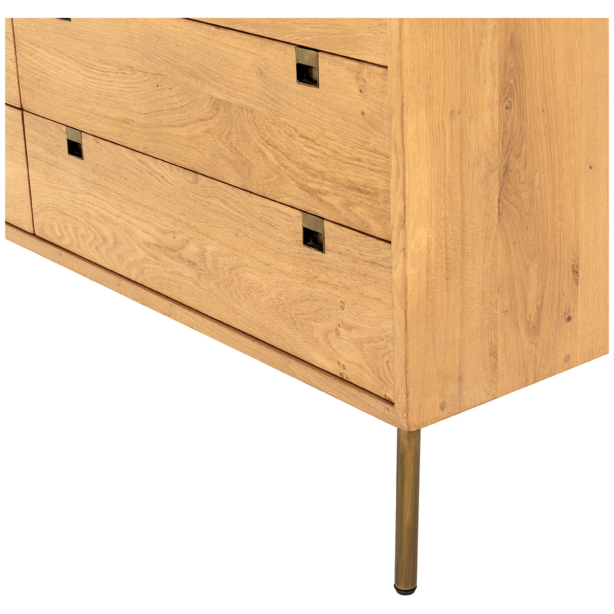 Commode Bennett Carlisle à 6 tiroirs Four Hands - Chêne naturel
