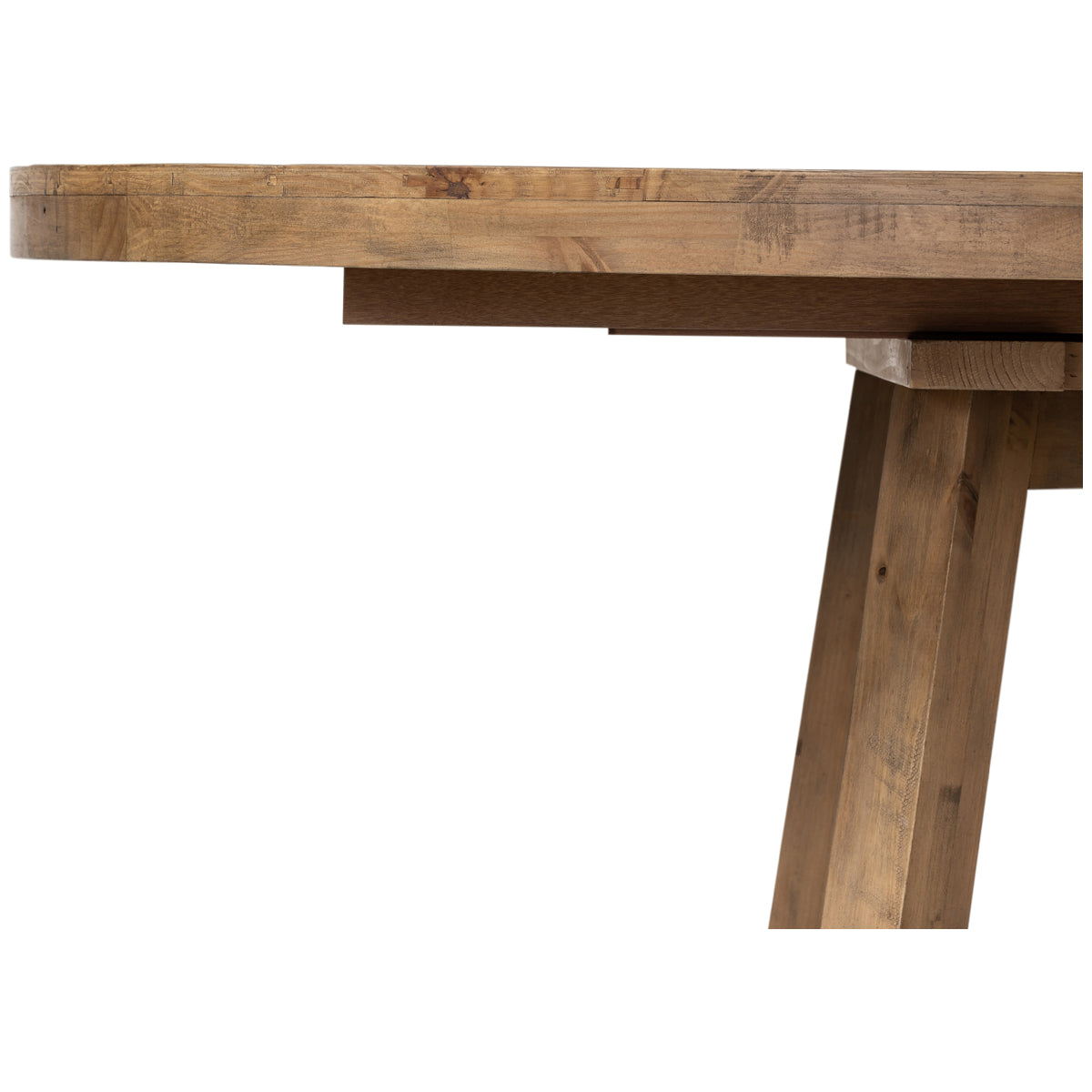 Table à manger ronde à rallonge Four Hands Haiden Eberwin - Naturel