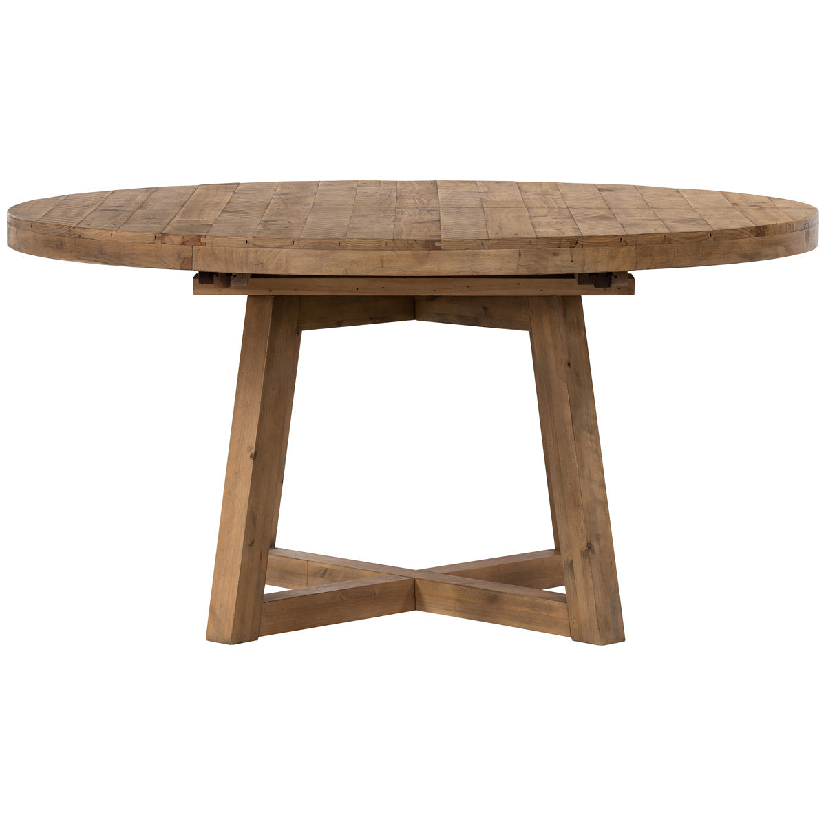 Table à manger ronde à rallonge Four Hands Haiden Eberwin - Naturel