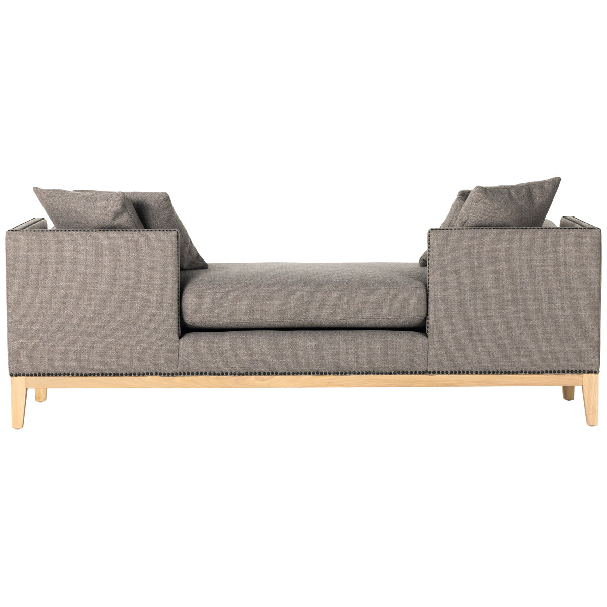 Chaise longue double Kensington Mercury à quatre mains