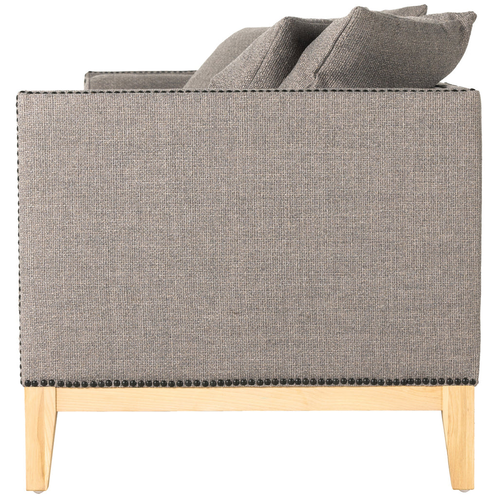 Chaise longue double Kensington Mercury à quatre mains