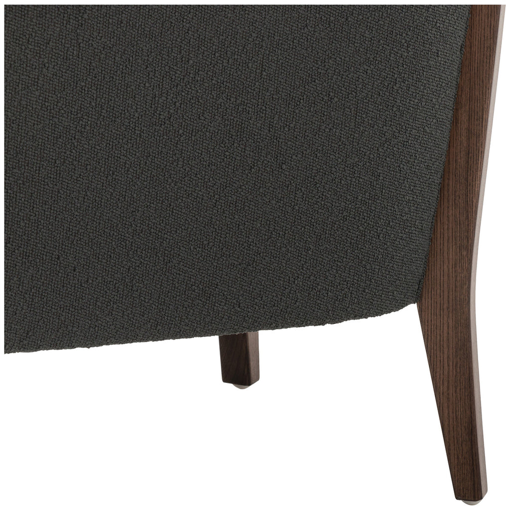 Chaise nomade Kensington Four Hands - Fiqa Boucle Anthracite