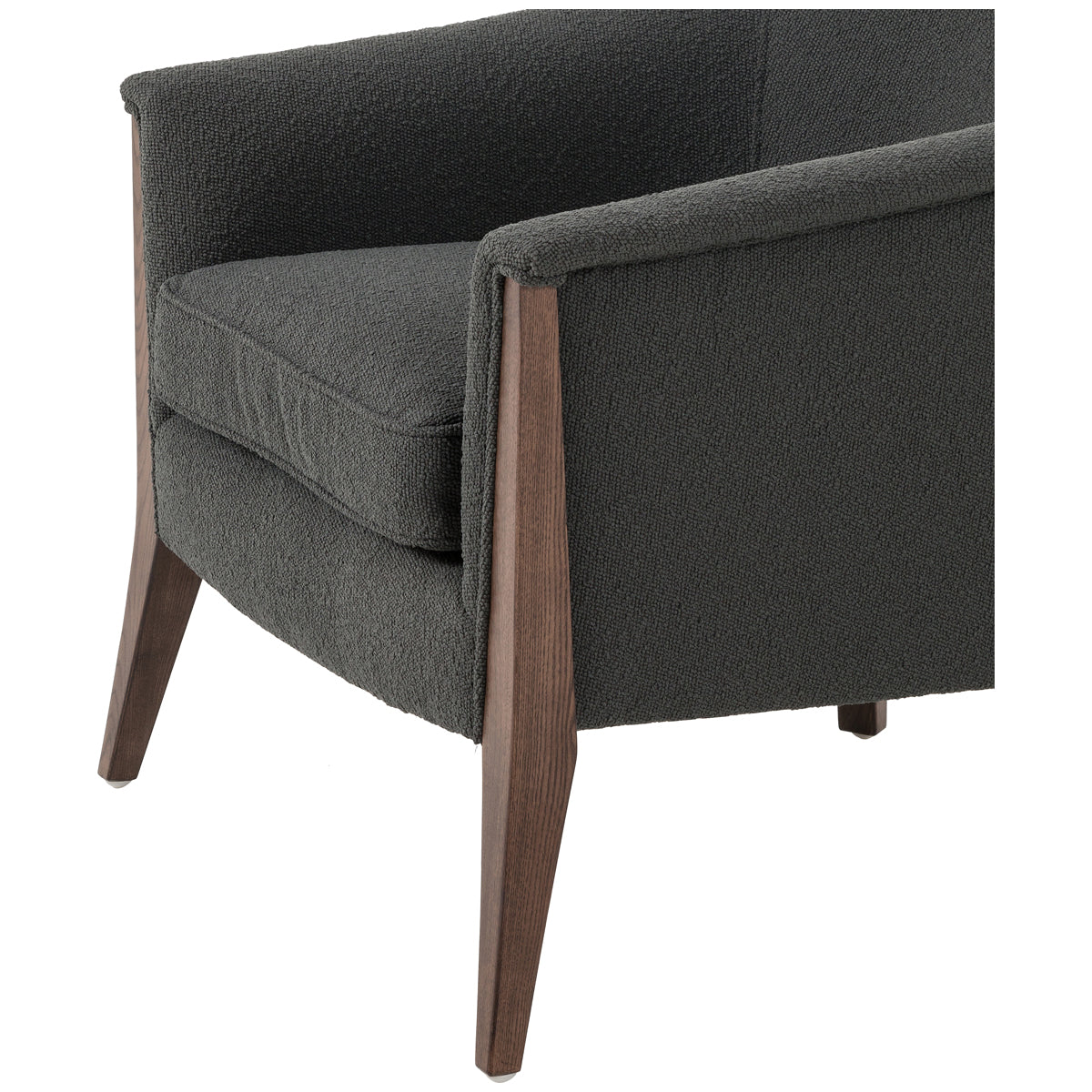 Chaise nomade Kensington Four Hands - Fiqa Boucle Anthracite