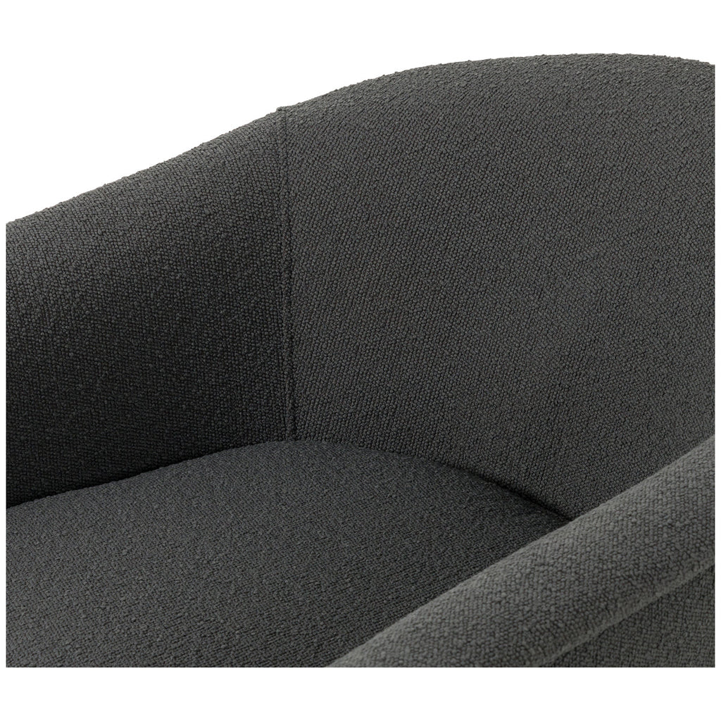 Chaise nomade Kensington Four Hands - Fiqa Boucle Anthracite