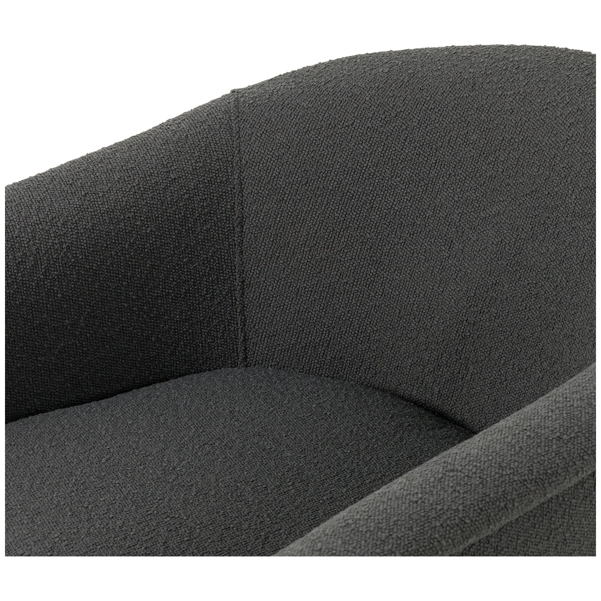 Chaise nomade Kensington Four Hands - Fiqa Boucle Anthracite