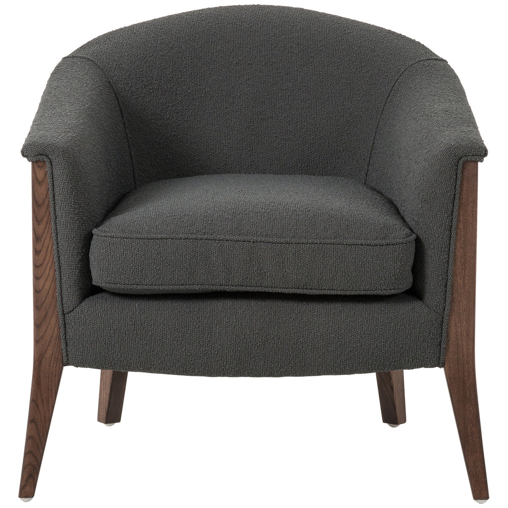Chaise nomade Kensington Four Hands - Fiqa Boucle Anthracite