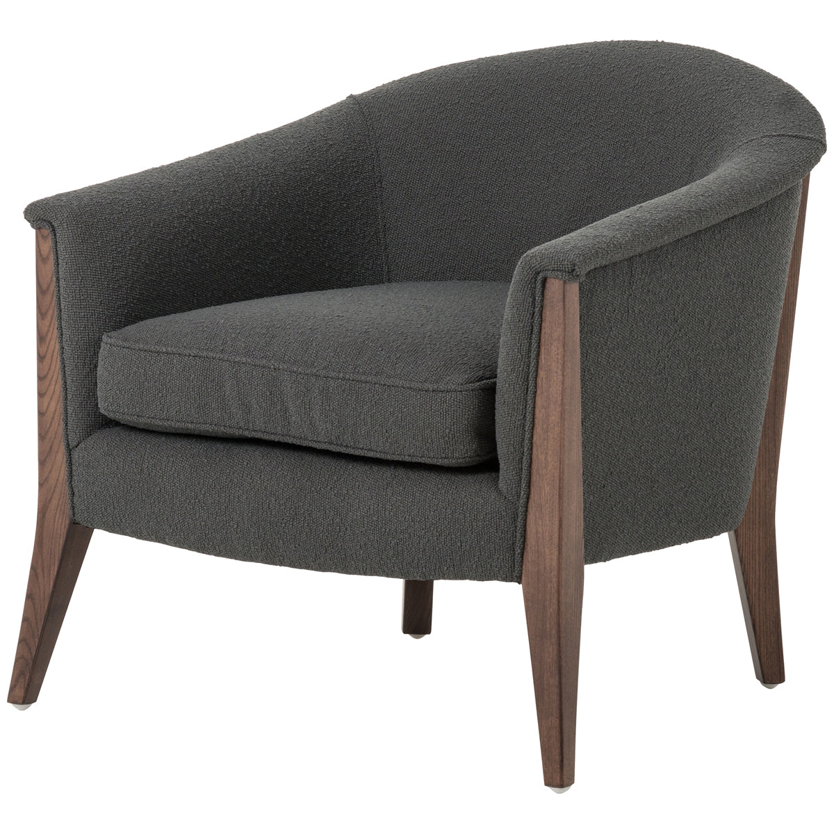 Chaise nomade Kensington Four Hands - Fiqa Boucle Anthracite