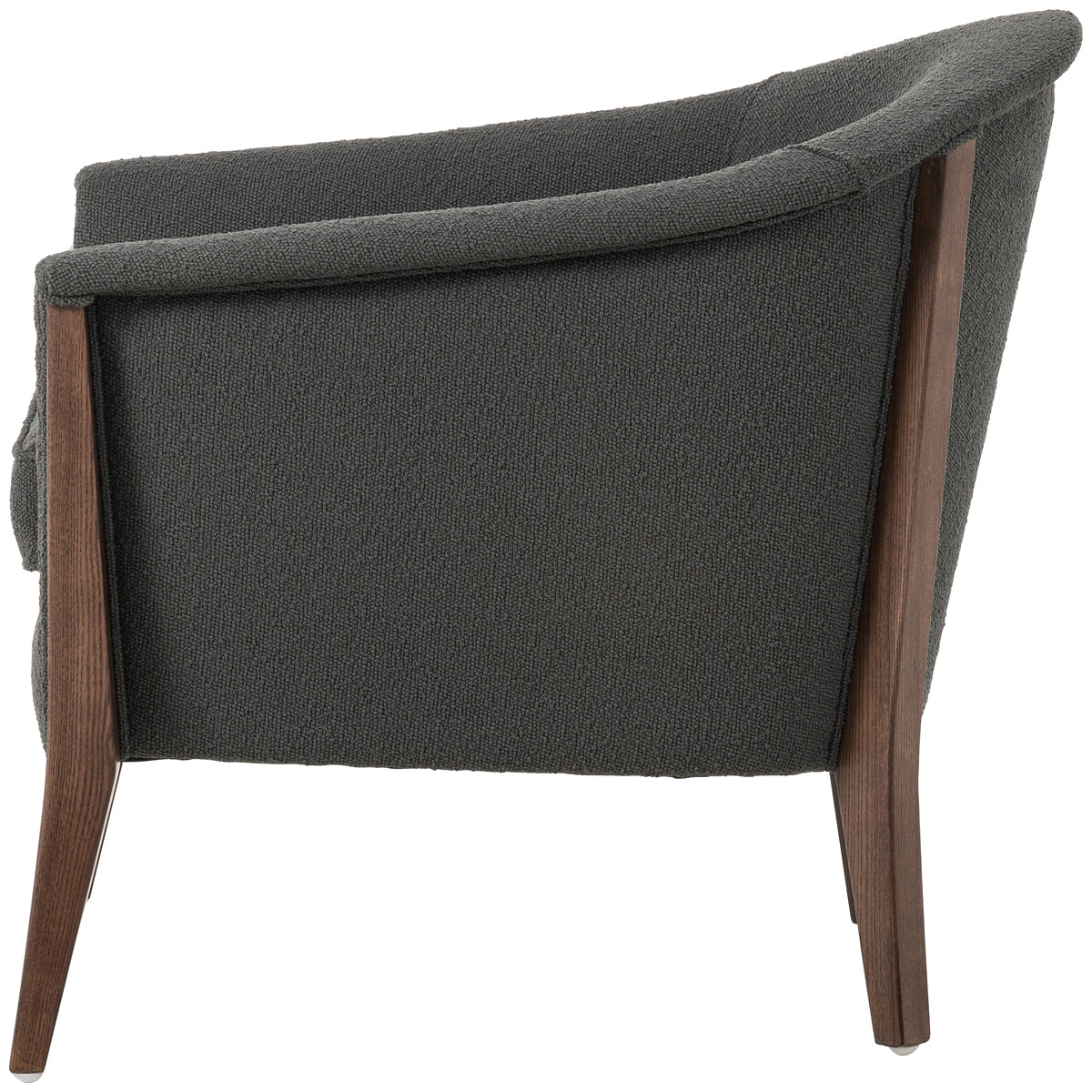 Chaise nomade Kensington Four Hands - Fiqa Boucle Anthracite