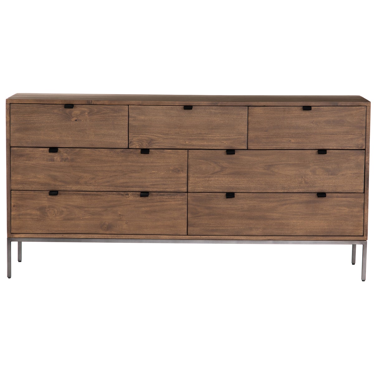 Commode Fulton Trey à 7 tiroirs à quatre mains