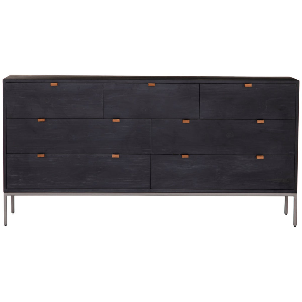Commode Fulton Trey à 7 tiroirs à quatre mains