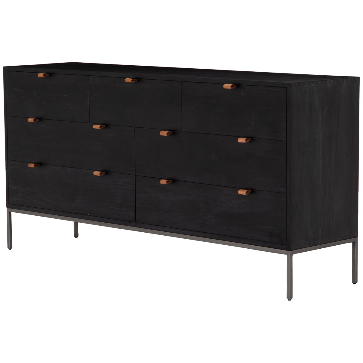 Commode Fulton Trey à 7 tiroirs à quatre mains