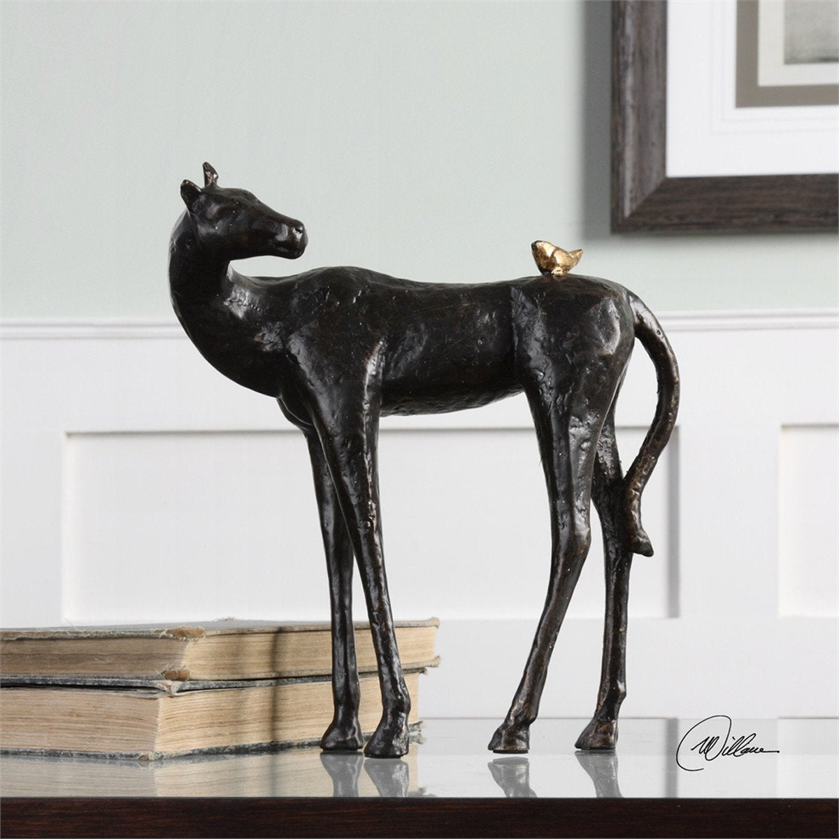 Sculpture de cheval « Bonjour mon ami »
