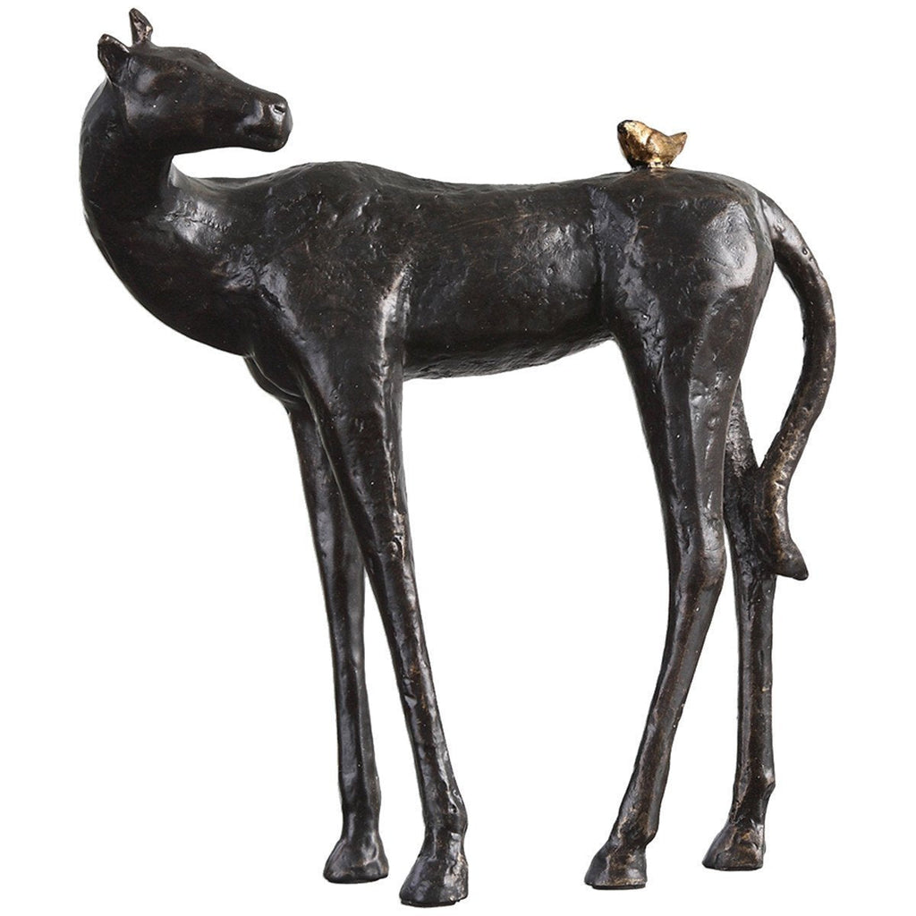Sculpture de cheval « Bonjour mon ami »
