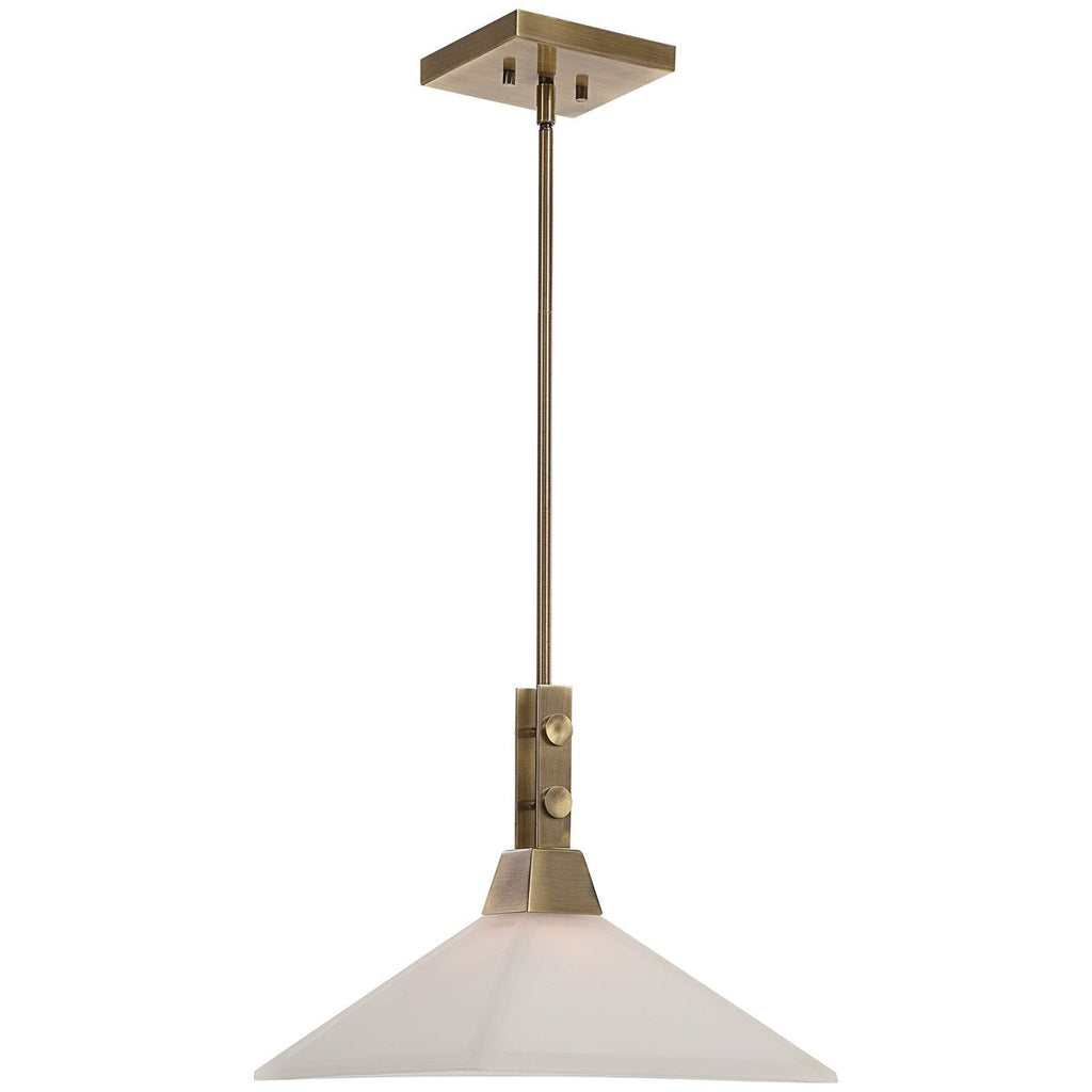 Suspension industrielle Uttermost Brookdale à 1 lumière
