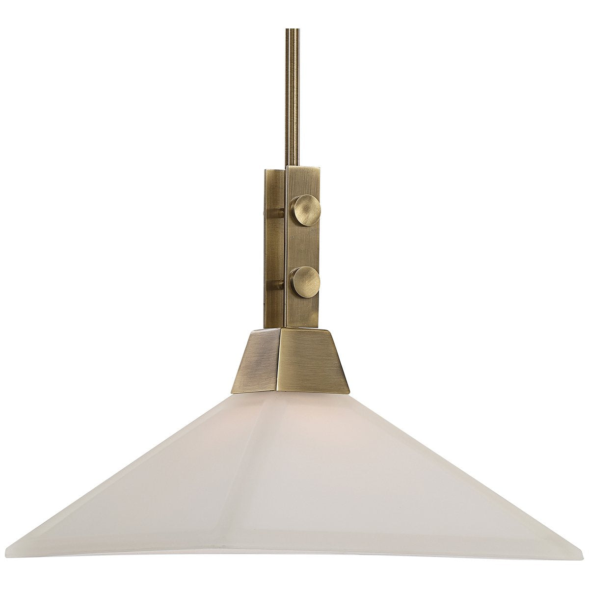 Suspension industrielle Uttermost Brookdale à 1 lumière