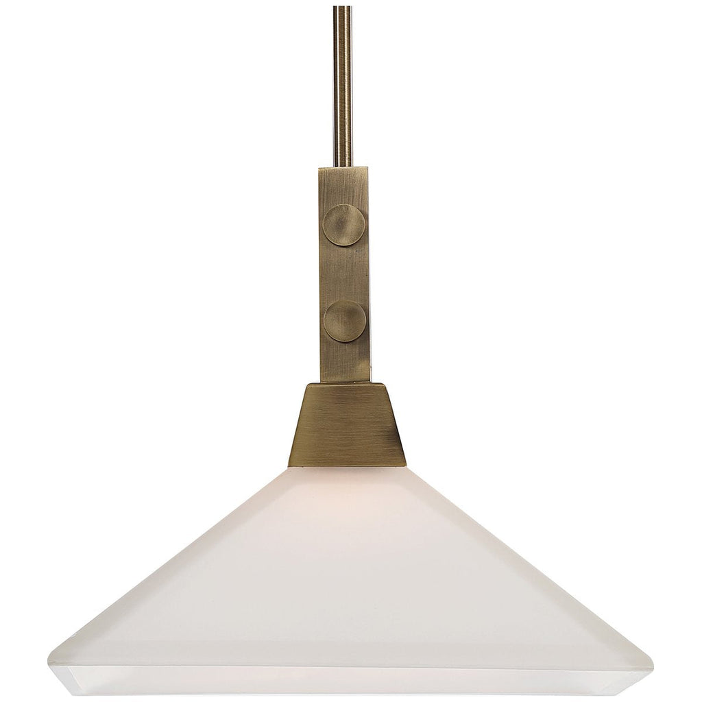 Suspension industrielle Uttermost Brookdale à 1 lumière