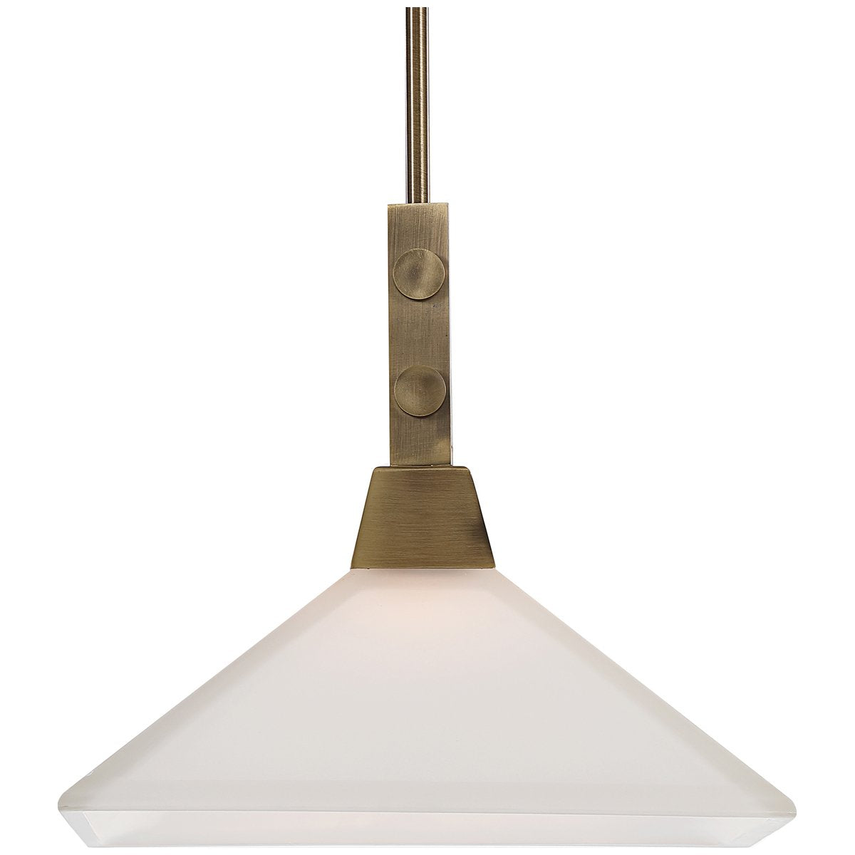Suspension industrielle Uttermost Brookdale à 1 lumière