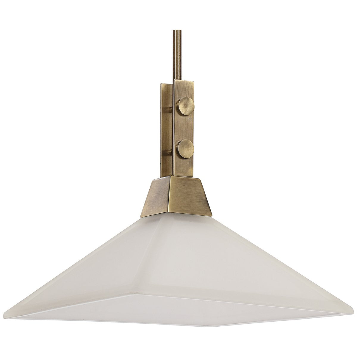 Suspension industrielle Uttermost Brookdale à 1 lumière