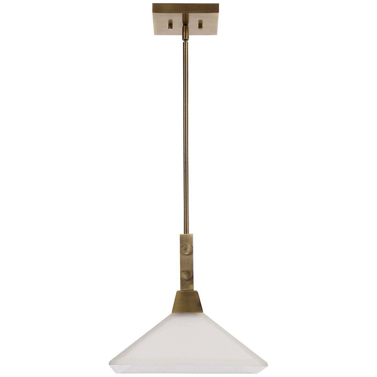 Suspension industrielle Uttermost Brookdale à 1 lumière