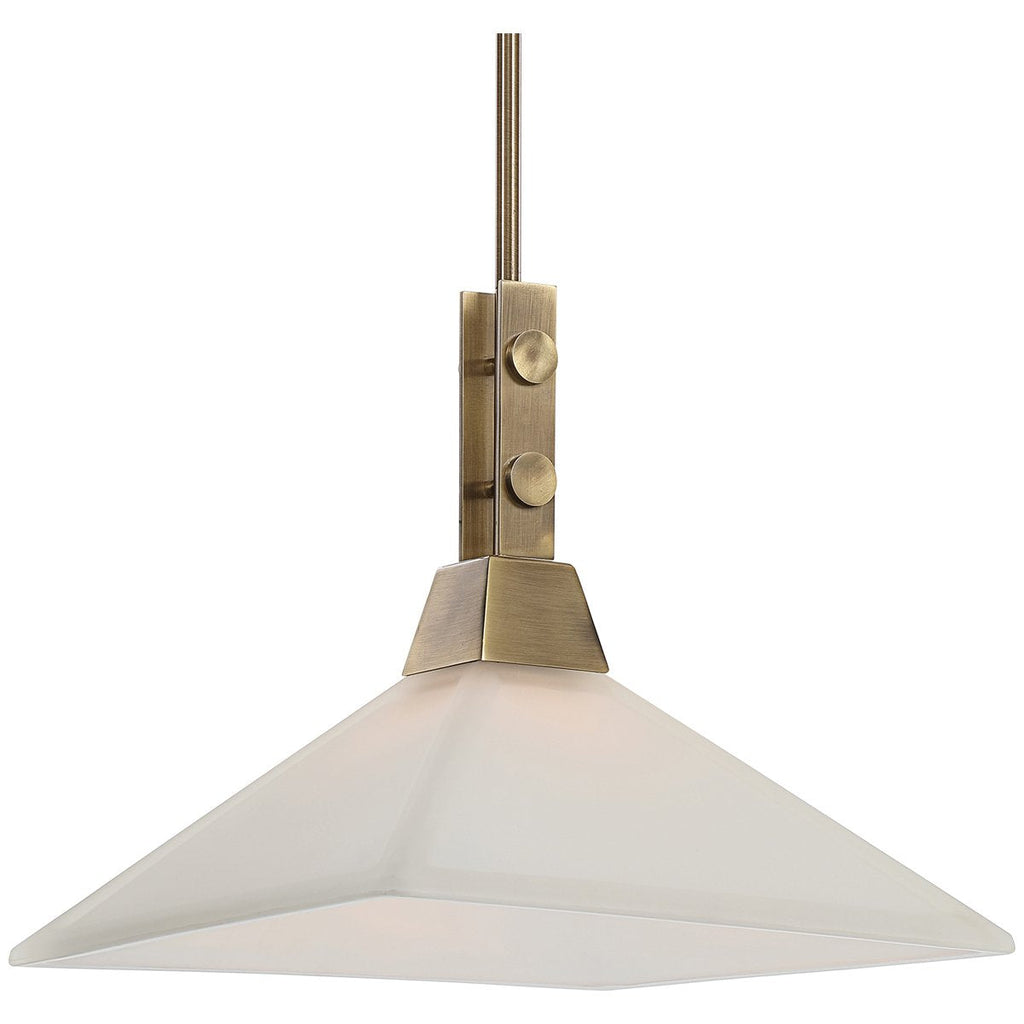 Suspension industrielle Uttermost Brookdale à 1 lumière