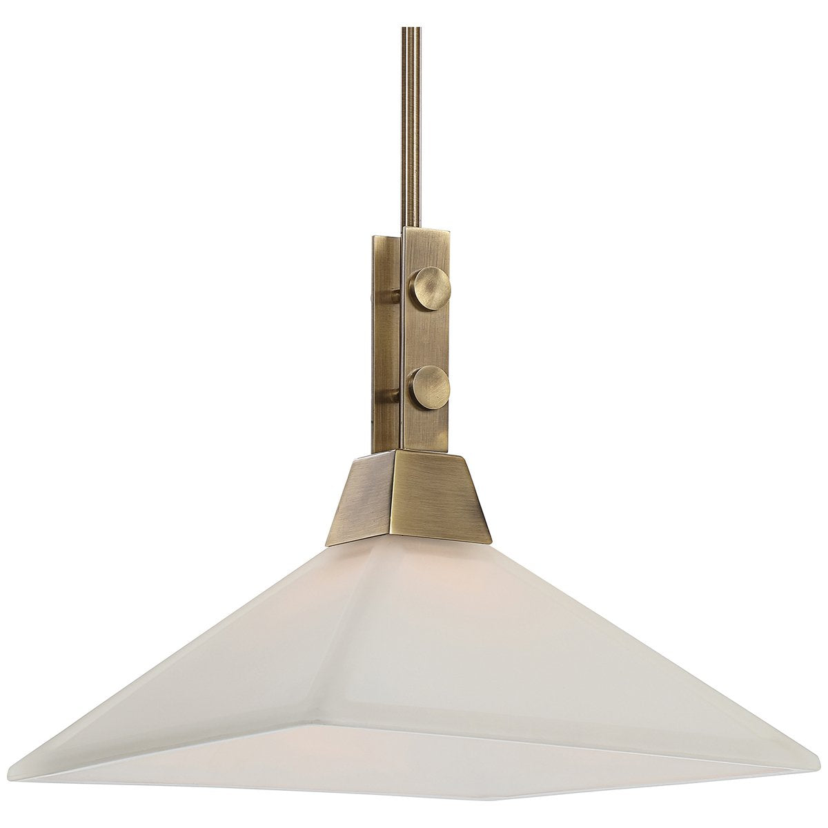 Suspension industrielle Uttermost Brookdale à 1 lumière