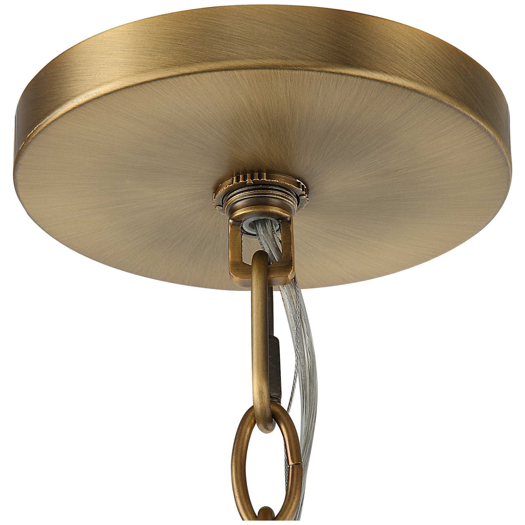 Suspension ronde à 9 lumières Uttermost Aurelie